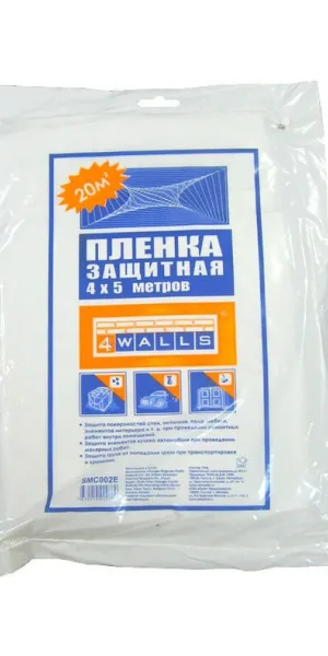 Пленка  защитная 7мкм 4 Х 5 м Walls