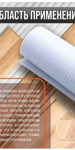 Утеплитель НПЭ 4мм ширина 1.05м