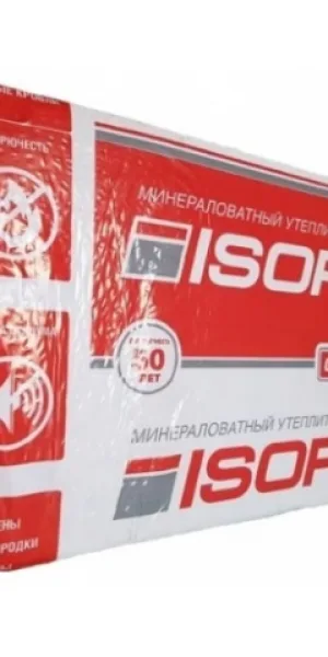 Утеплитель ISOROC  (Изорок) Изолайт 1000x600x100 мм (уп/4плиты, 2,4м2/0,24м3)