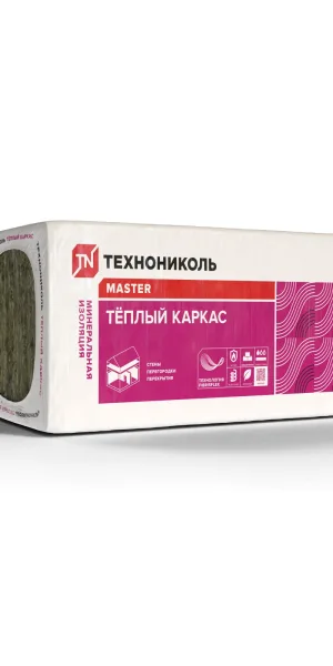 Утеплитель Технониколь 1200х610х100 мм Теплый каркас уп.5 плит 3,66 м2/0.366м3)