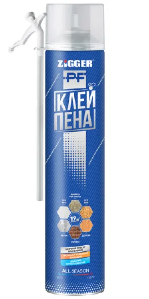 Клей пена Zigger PF бытовая 750мл 01-03-46