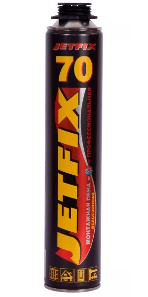 Пена монтажная JETFIX 70 850мл профессиональная всесезонная 10039