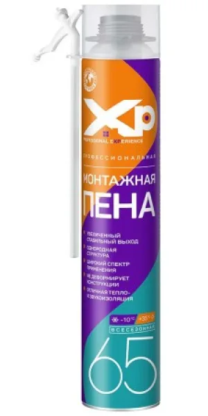 Пена монтажная ХP 65 Профессиональная   900гр 01-01-38