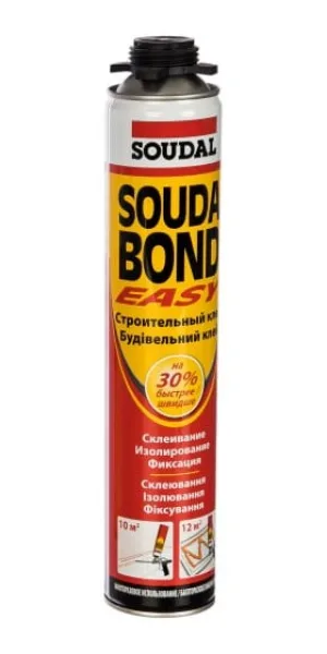 Клей пена Soudal Soudabond EASY GUN 750мл 121618