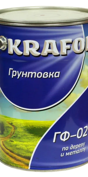 Грунтовка Krafor ГФ-021 6 кг красно-коричневая