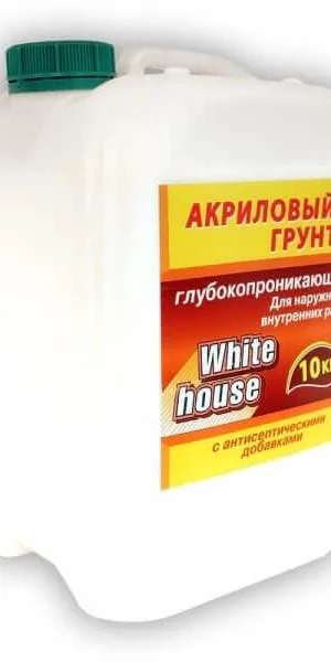 Грунтовка White House акриловая для наружных и внутренних работ 10кг