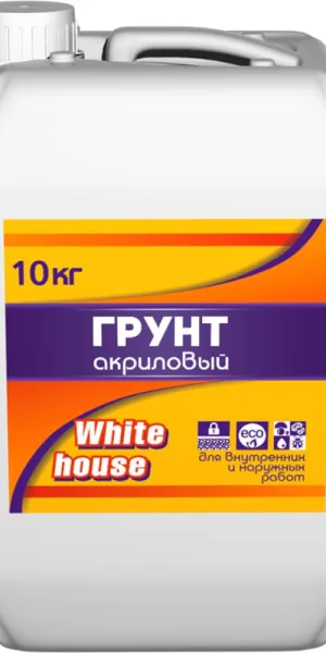 Грунтовка White House акриловая для наружных и внутренних работ 10кг