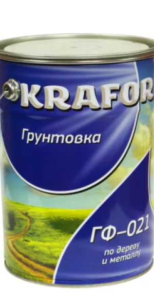 Грунтовка Krafor ГФ-021 6 кг серая