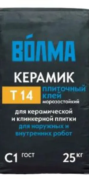 Клей для плитки  Волма Керамик Т14 25 кг