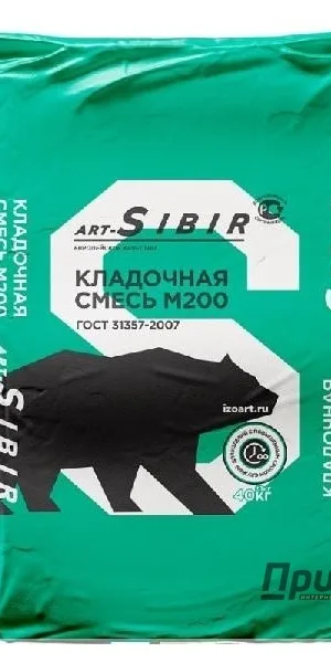 Смесь М200 Сибирь Монтажно-кладочная 40 кг