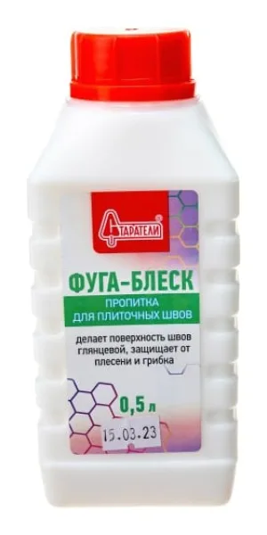 Пропитка для плиточных швов Фуга Блеск 0,5л Старатели