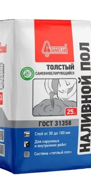 Наливной пол Старатели "Толстый" (30-100 мм) 25 кг