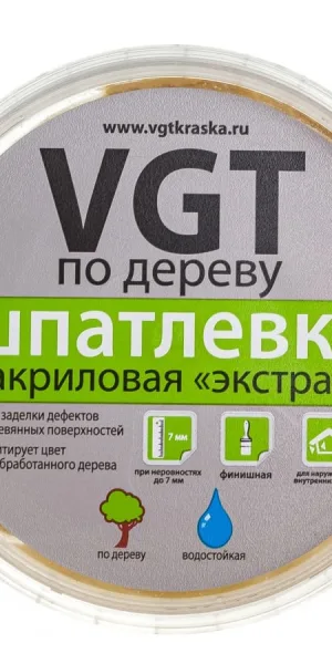 Шпатлевка по дереву "Экстра" сосна 0,3 КГ (6) "ВГТ" 43 995
