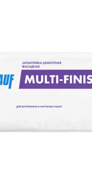 Шпатлевка Цементная Кнауф (Knauf) Мультифиниш белый 25 кг