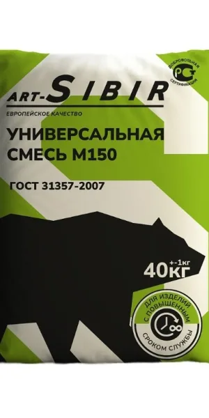 Штукатурная смесь М150 Art-Sibir 40 кг