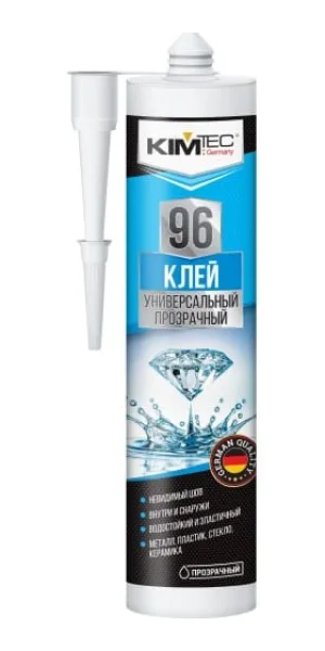 Клей монтажный Kim Tec 96 Универсальный прозрачный шов 280мл 03-01-96Н