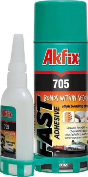 Клей экспресс Akfix 705 100гр клей + 400мл активатор AN705_100