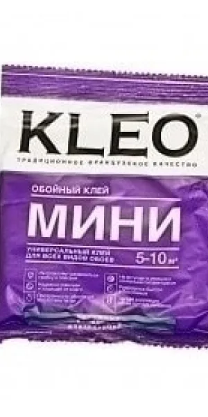Клей обойный "KLEO" МИНИ 12 Универсальный, для всех видов обоев (12м2, 60г)