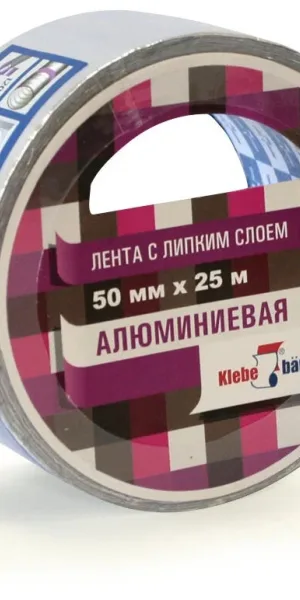 Лента алюминиевая с липким слоем 50мм 25м Klebebander