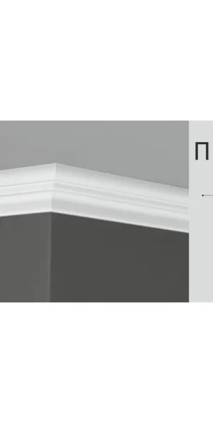Плинтус потолочный П-02 /2000х40х50мм /Де-Багет/
