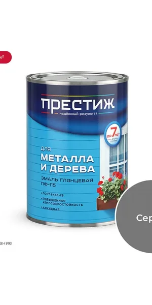 Эмаль Престиж ПФ-115 0,9кг Голубая  21437