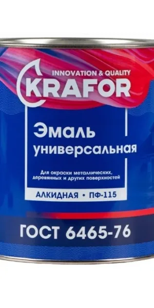 Эмаль Krafor ПФ-115 2,7кг Зеленая яркая 25979