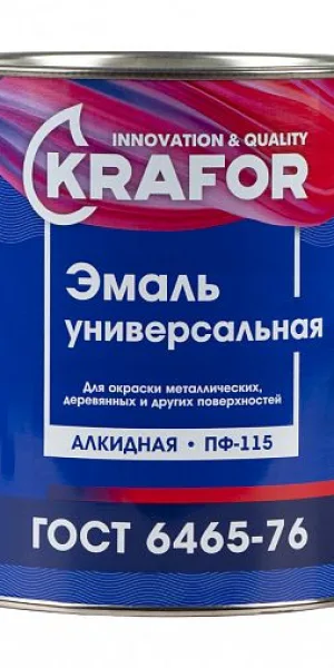 Эмаль Krafor ПФ-115 2,7кг Голубая 25 996