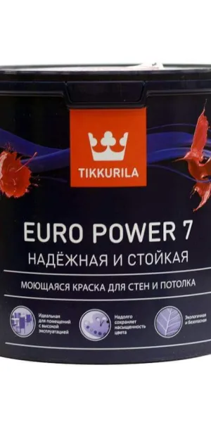 Краска Tikkurila Euro Power 7 База А 2,7л