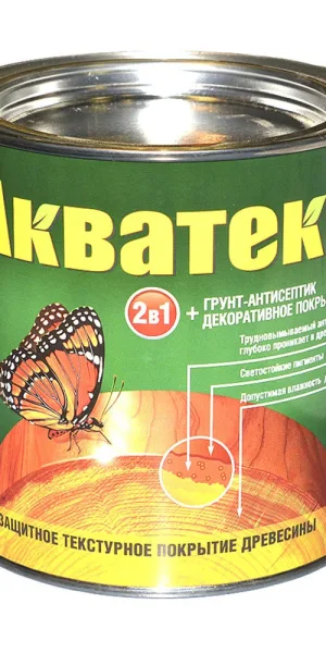 Антисептик для дерева Акватекс 0,8 л. Бесцветный
