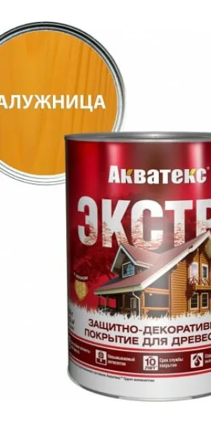 Антисептик для дерева Акватекс Экстра  0,8 л. Калужница