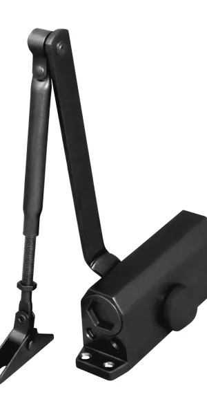 Доводчик дверной Ajax DCTR50-100 BL чёрный, 50-100кг, от -35 до +45°С