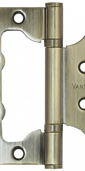 Петля "Vantage" 100-2BB  AB бронза, без врезки, к-т 2шт
