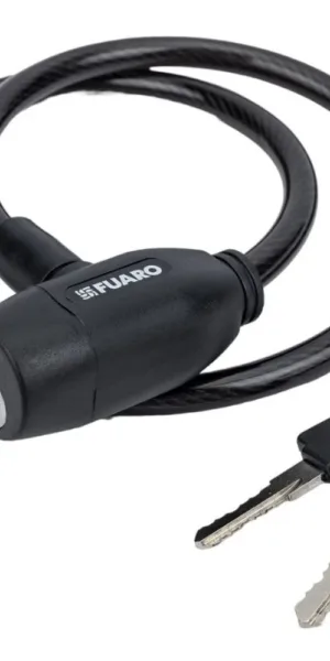 Замок велосипедный Fuaro PL-0865-KEY, 65см, d-8мм, 2 кл.