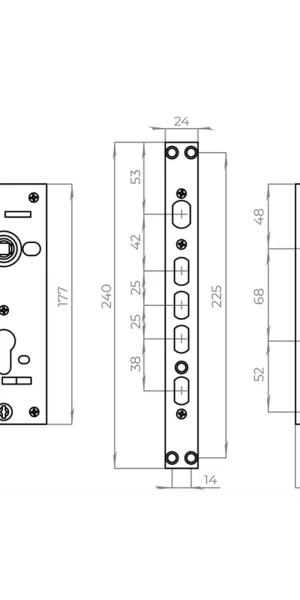 Корпус замка Ajax CH-09CT