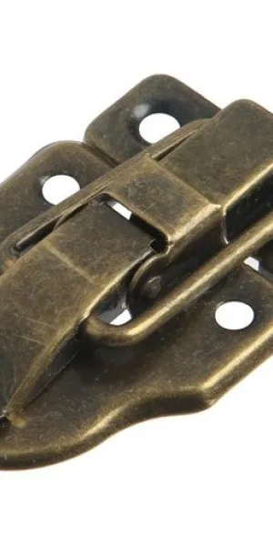 Замок-защелка на ящик ZM01, 5.5х4см, железный, цвет бронза 9157254