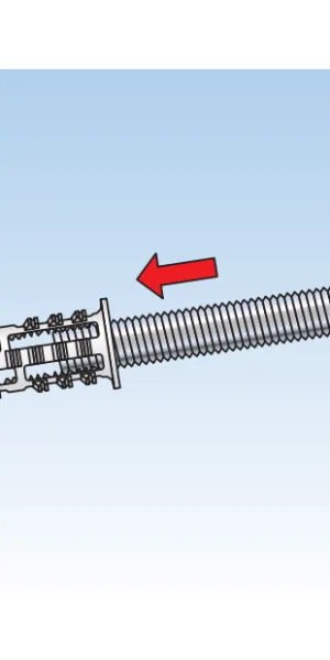 Дюбель "Fischer" RODFORCE FGD 10 размер M6х10х35, пластик 542106