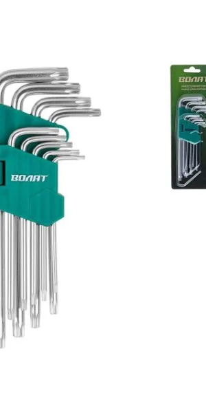 Набор ключей Torx T10-T50 9шт длинных ВОЛАТ  (11020-09)