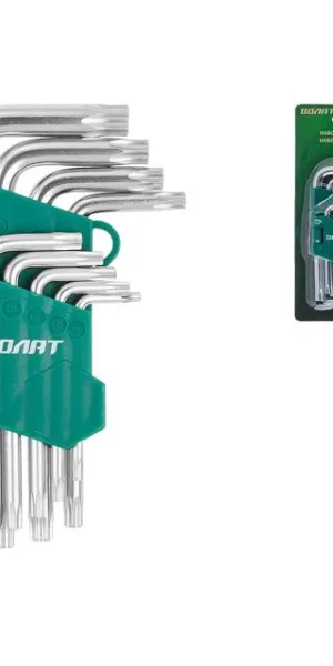 Набор ключей Torx T10-T50 9шт коротких ВОЛАТ  (11025-09)