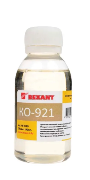 Лак электроизоляционный KO-921 30мл "Rexant"  09-3788
