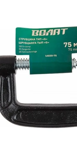 Струбцина тип "G" 75мм ВОЛАТ 14030-75