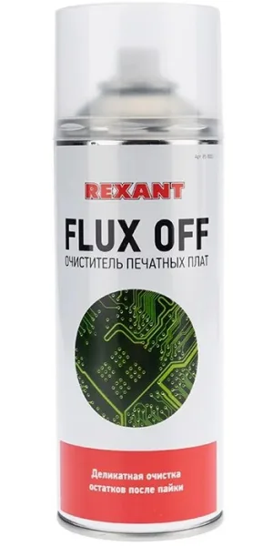 Очиститель печатных плат FLUX OFF, REXANT, 400мл, аэрозоль 85-0003