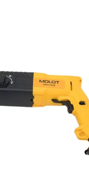 Перфоратор MOLOT MRH 2426 в кейсе 650 Вт 2.6 Дж 24 мм 0323328