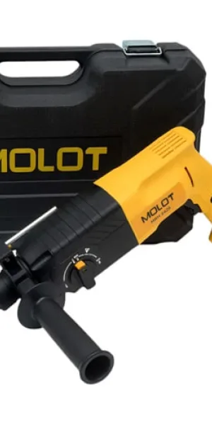 Перфоратор MOLOT MRH 2426 в кейсе 650 Вт 2.6 Дж 24 мм 0323328
