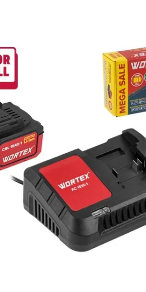 Набор аккумулятор 4 А*ч и зарядное устройство 1х2 А WORTEX ALL1 в коробке 1329412
