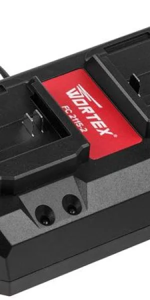 Зарядное устройство WORTEX FC 2115-2 18В, 2.0А+2.0А, 2 слота, стандартная зарядка, 0329182