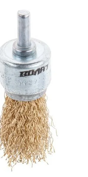 Щетка (корщетка) для дрели 25мм волнистая кисть ВОЛАТ 81070-25