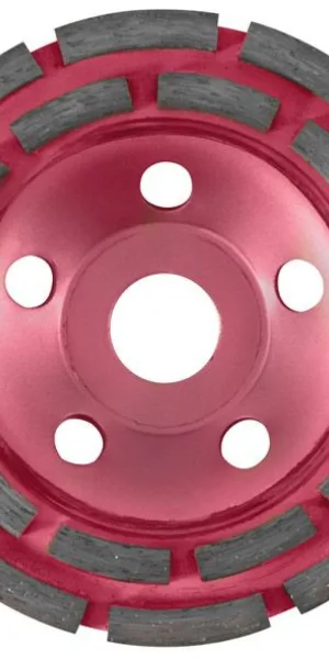 Чашка алмазная 125х22,2мм двухрядная Курс 39515