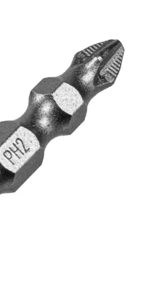 Бита двухсторонняя, PH2-PH2 х 45 мм, сталь S2, Denzel 11673