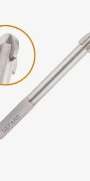 Сверло по кафелю/стеклу  6х75мм четырехкромочное шестигр. GEPARD (GP2081-06)