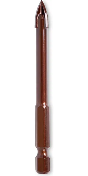 Сверло по керамике и керамограниту  8мм 4 кромки РОСОМАХА 721008